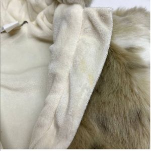 Amazing condition furry bunting, so cute